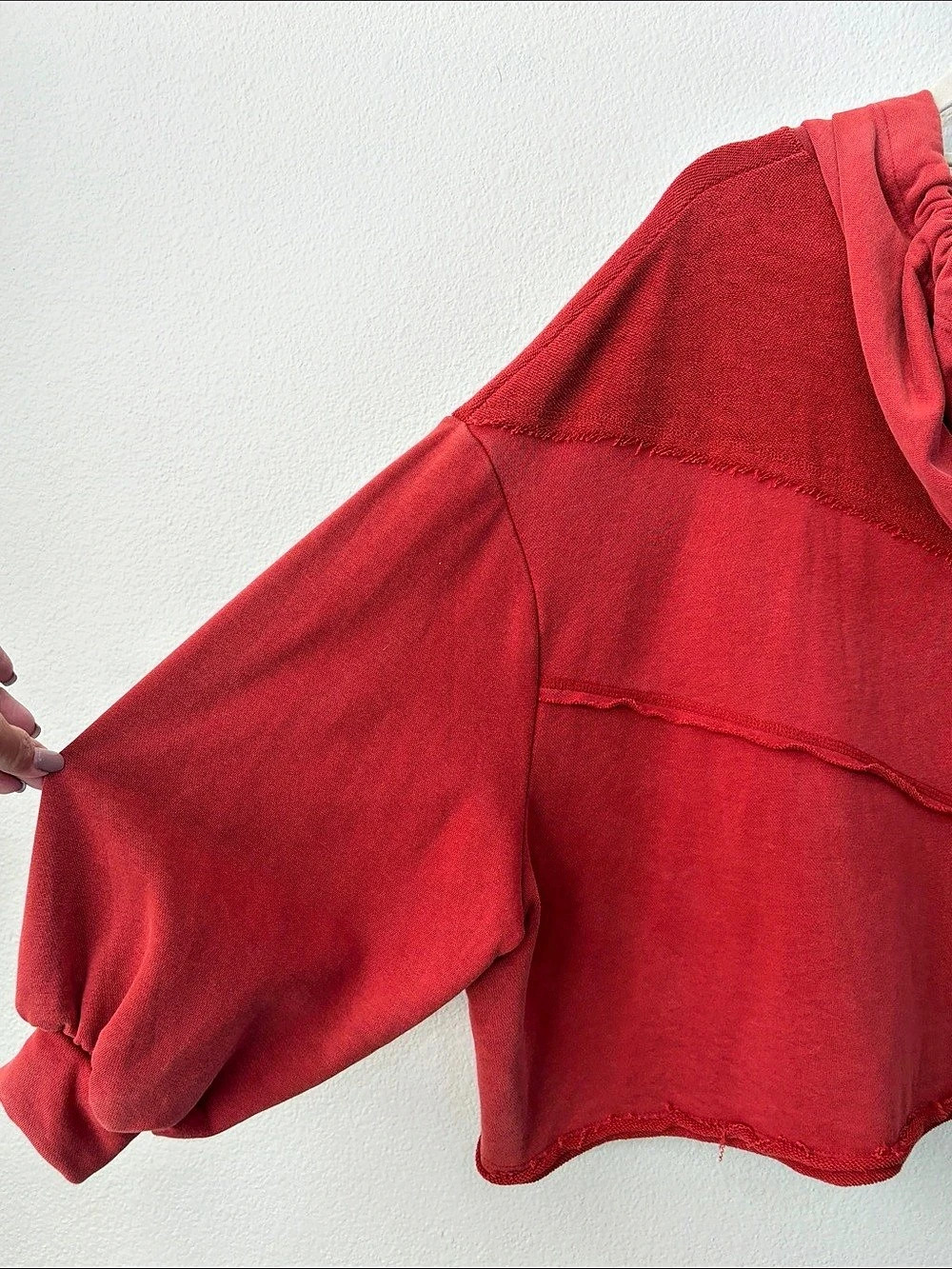 POL Rust Hooded Pullover Size Small - Picture 9 of 11